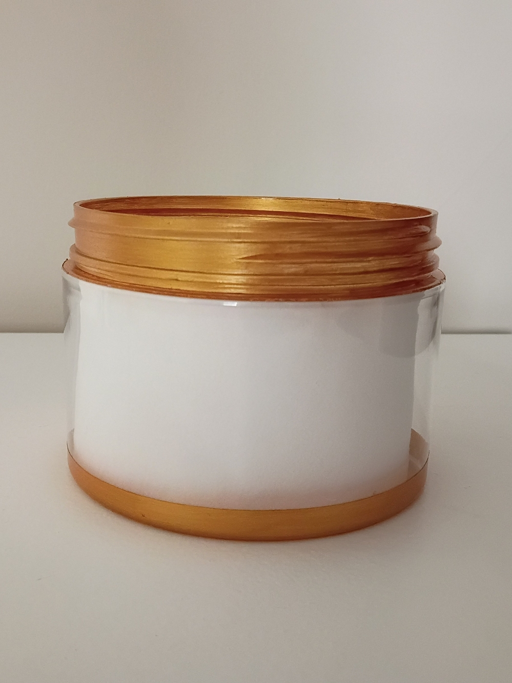 Columbia "Rocky Horror Picture Show" Shadow Cast Prop Jar With Gold Rim